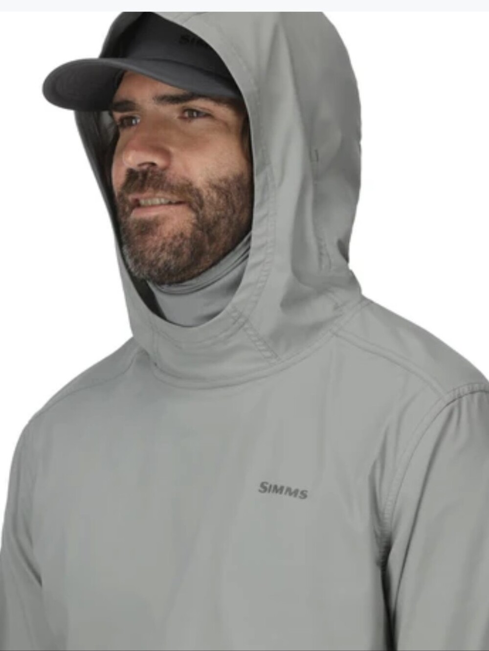 Simms NWT Men's Latitude Hoody, featuring UPF 50 sun protection mechanical Vent - Picture 4 of 16
